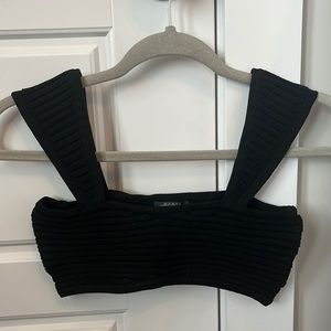 Target Black Crop Top